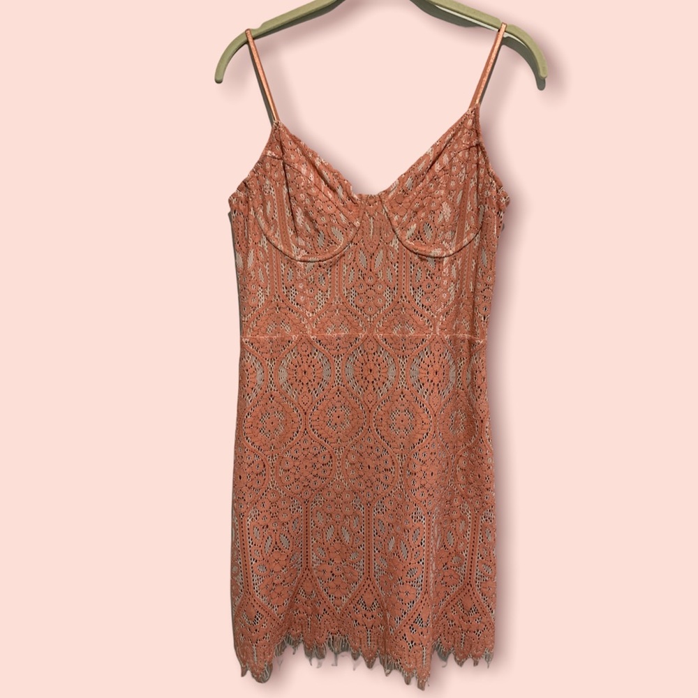 Express Lace Mini Dress